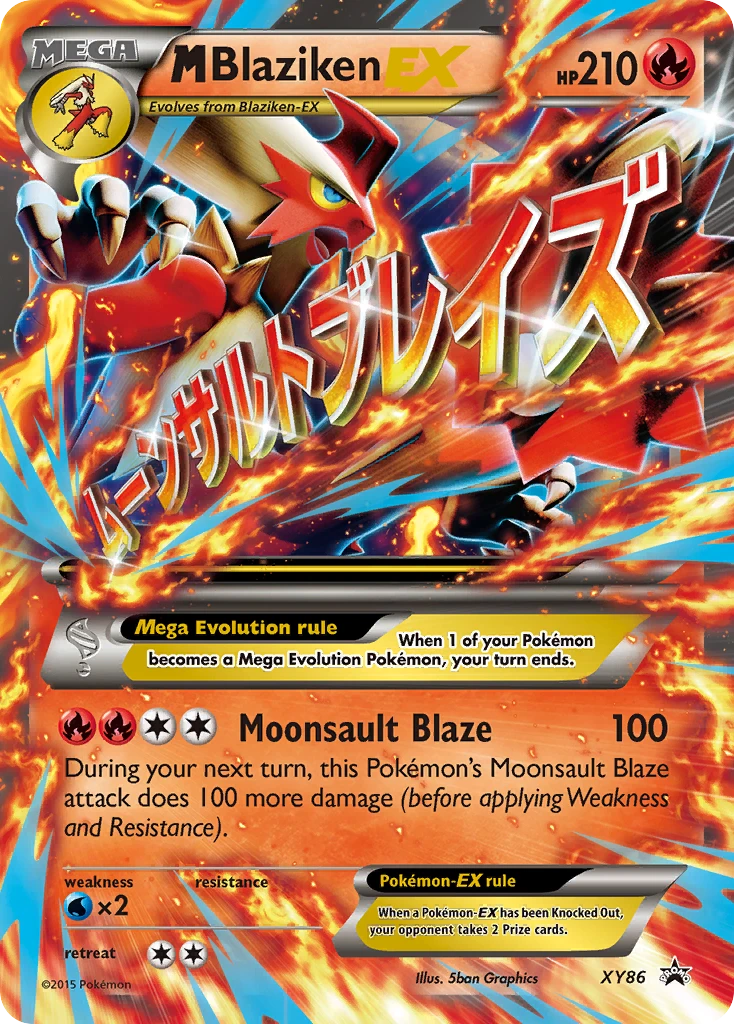 M Blaziken-EX, XY86