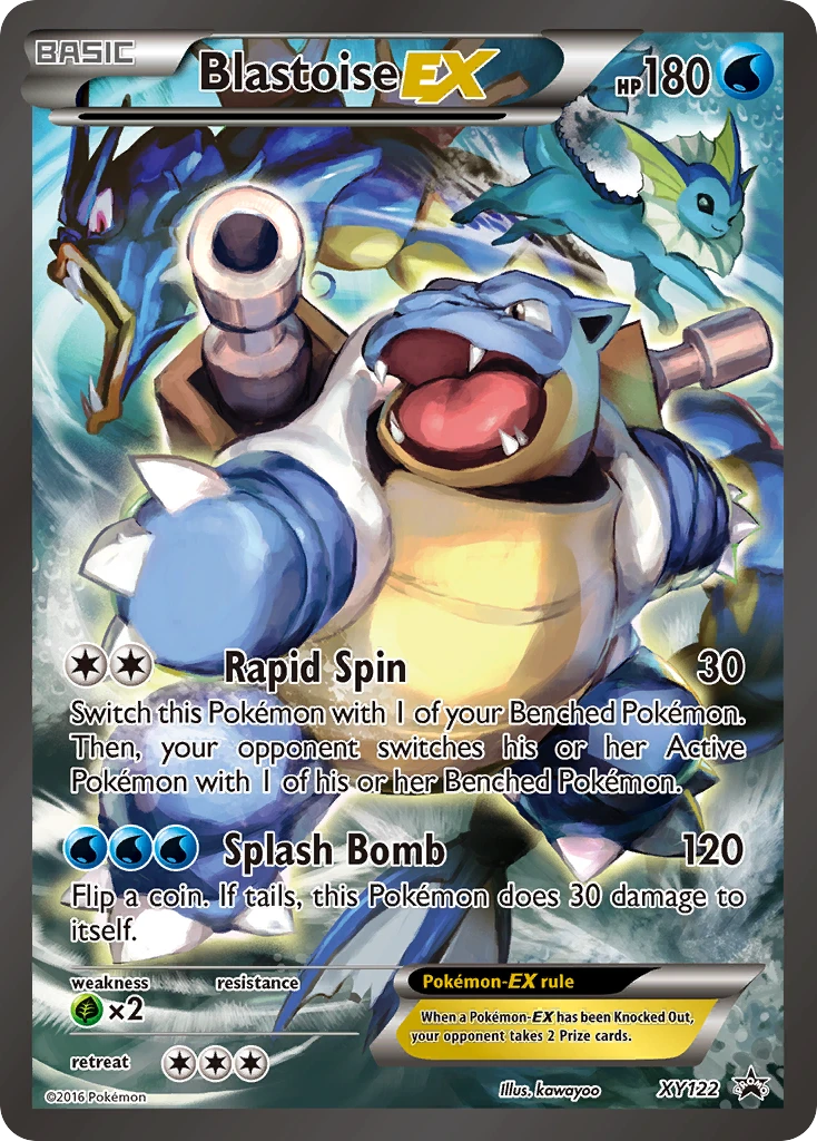 Blastoise-EX, XY122