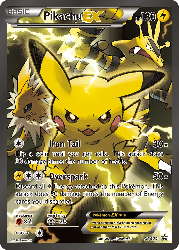 Pikachu-EX, XY124