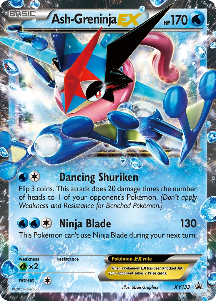 Ash-Greninja-EX, XY133