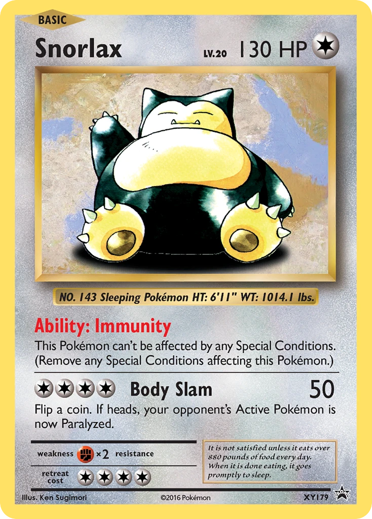 Snorlax, XY179