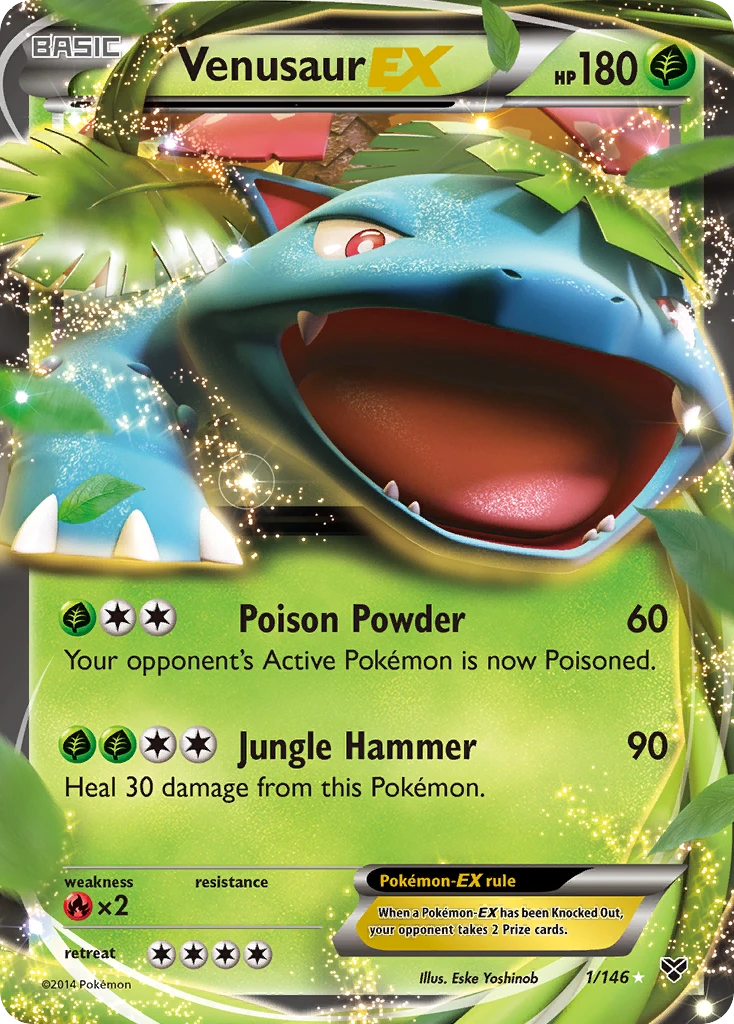 Venusaur-EX, 001/146