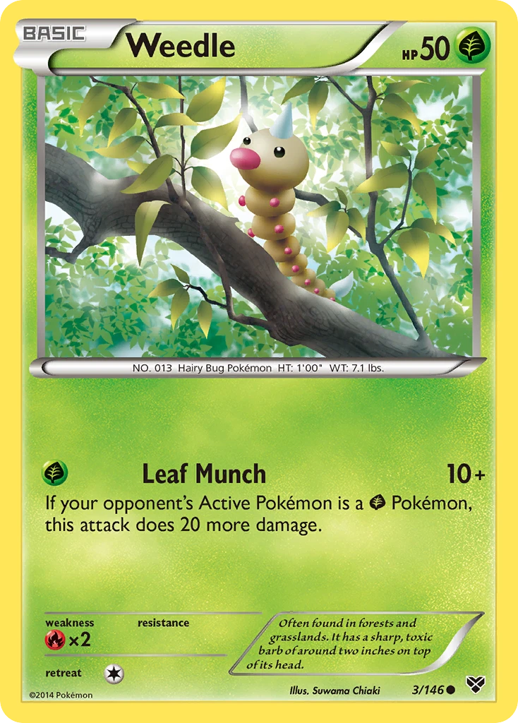 Weedle, 003/146