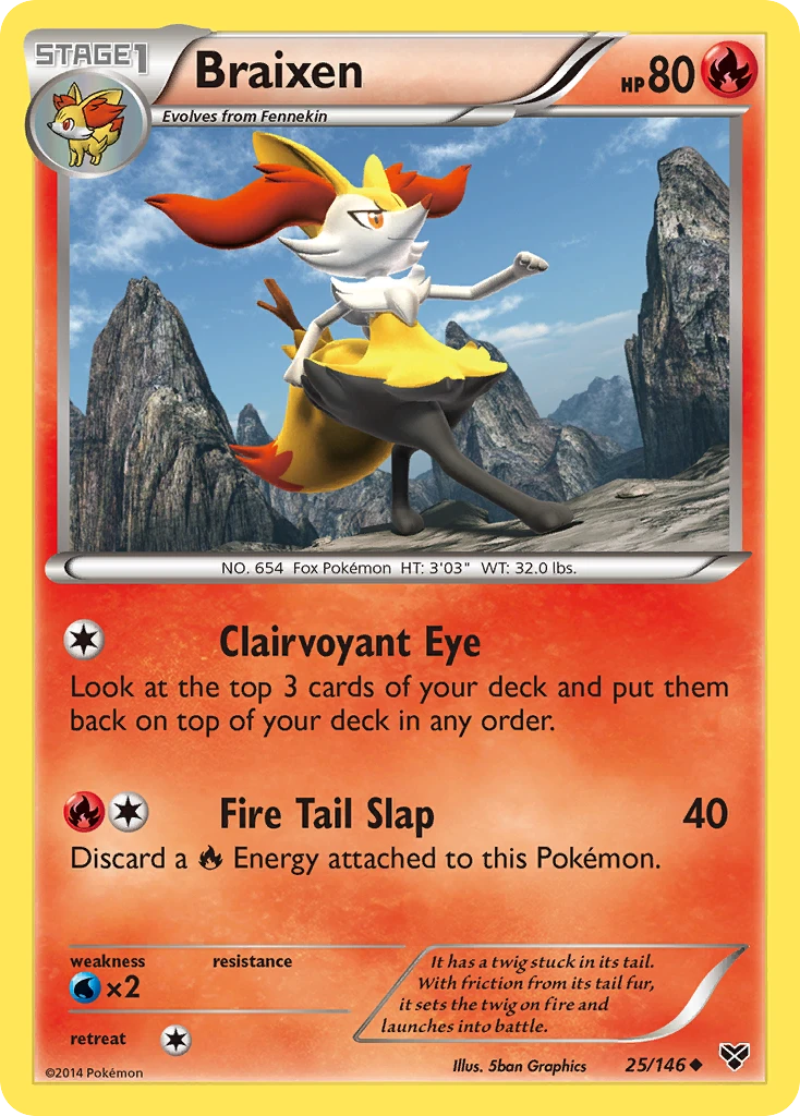 Braixen, 025/146