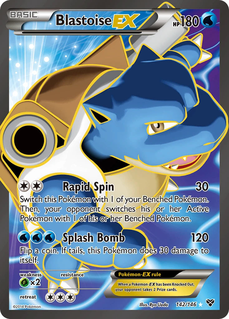 Blastoise-EX, 142/146