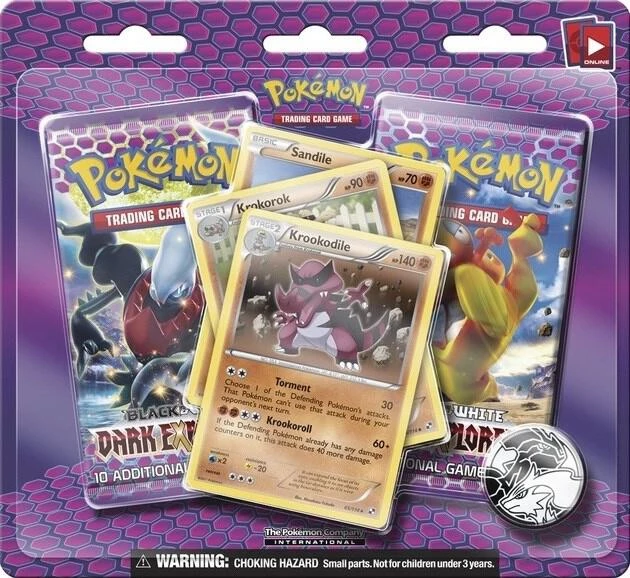 Dark Explorers 3 Pack Blister [Krookodile]