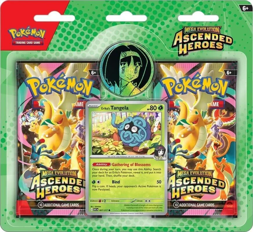 Mega Evolution: Ascended Heroes Collection - Erika (3-Tab)