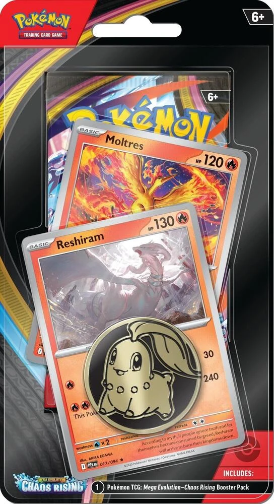 Chaos Rising Single Pack Blister [Reshiram/Moltres]