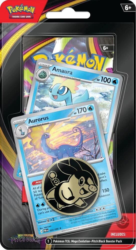 Pitch Black Premium Checklane Blister [Amaura, Aurorus] (Target Exclusive)