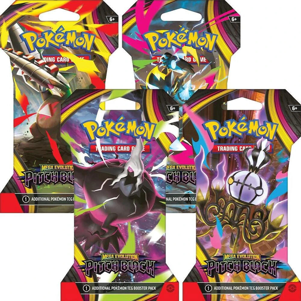Pitch Black Sleeved Booster Pack Art Bundle [Set of 4]