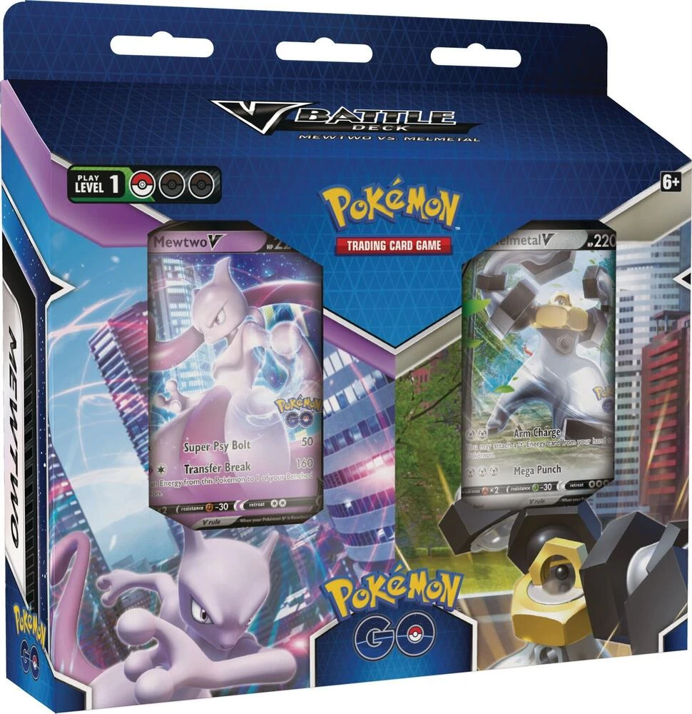 Pokemon GO V Battle Deck Bundle [Mewtwo V/Melmetal V]