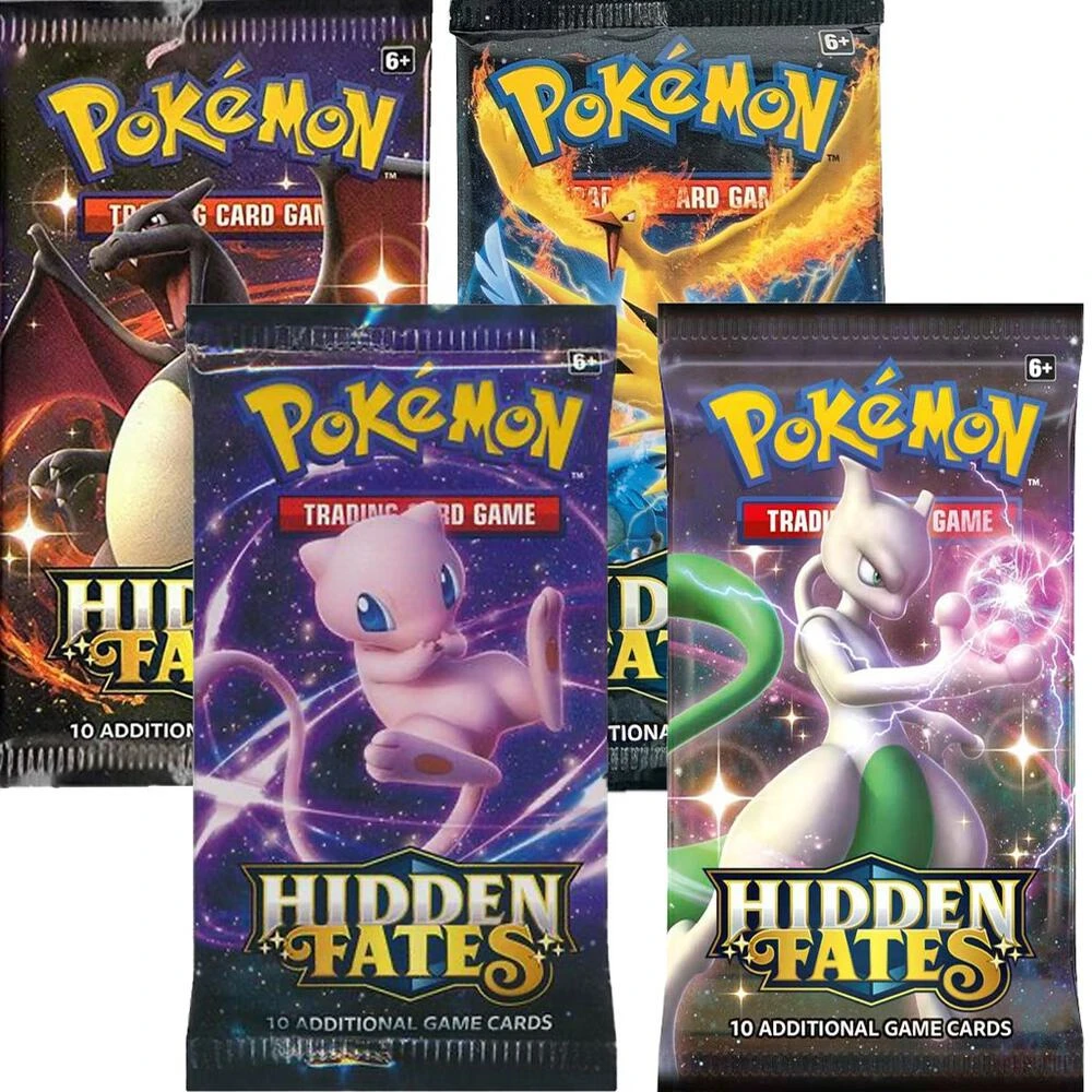 Hidden Fates Booster Pack Art Bundle [Set of 4]