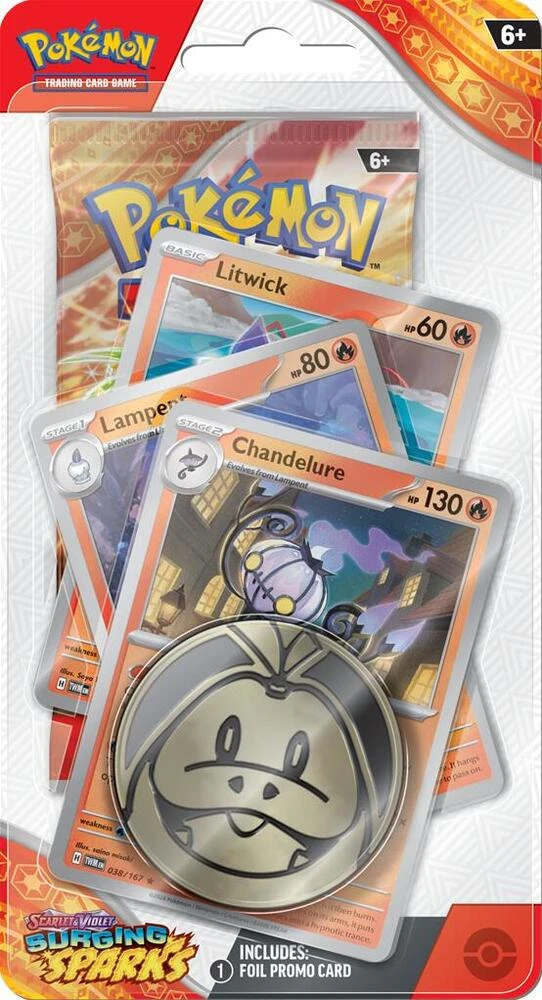 Surging Sparks Premium Checklane Blister [Chandelure]