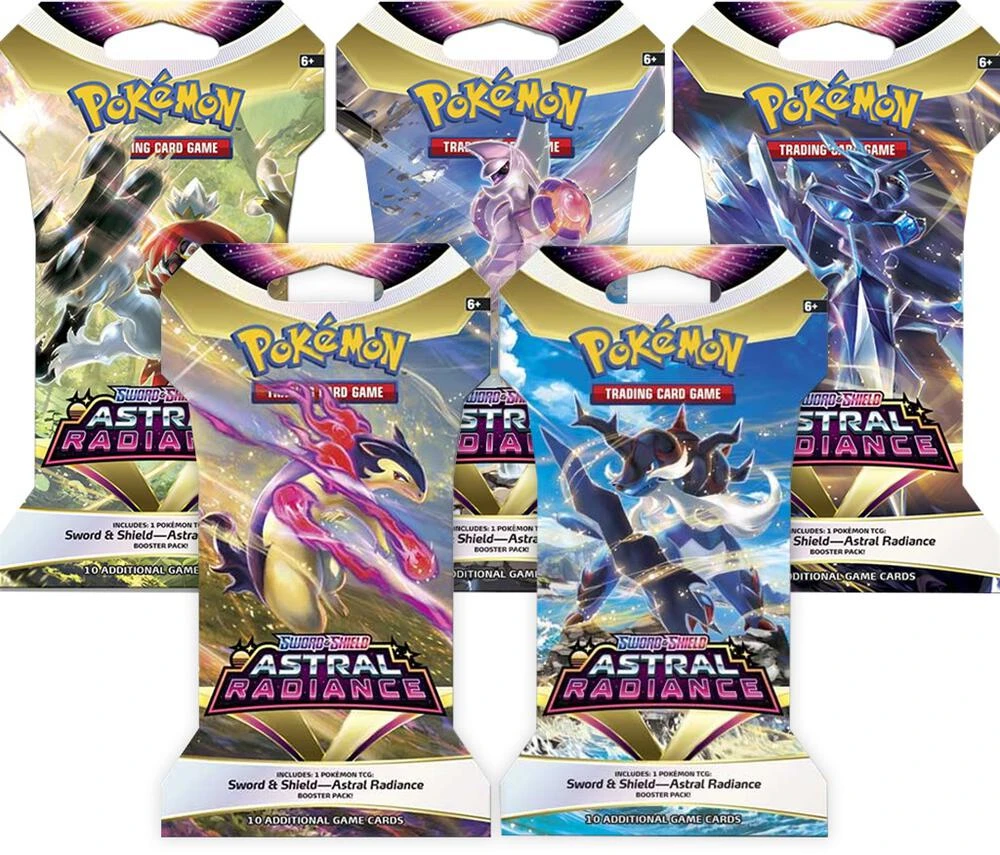 Astral Radiance Sleeved Booster Pack Art Bundle [Set of 5]